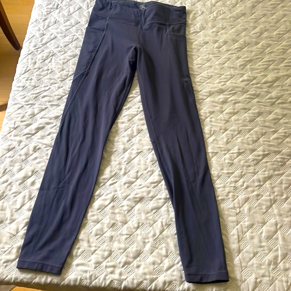 Athleta Girl Size 14 bluish purple leggings